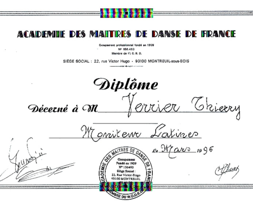 Diplôme Moniteur Latine